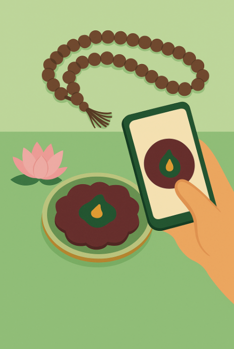 A ritual wax pattern captured after candle burning, ready for interpretation – Canace Dharma